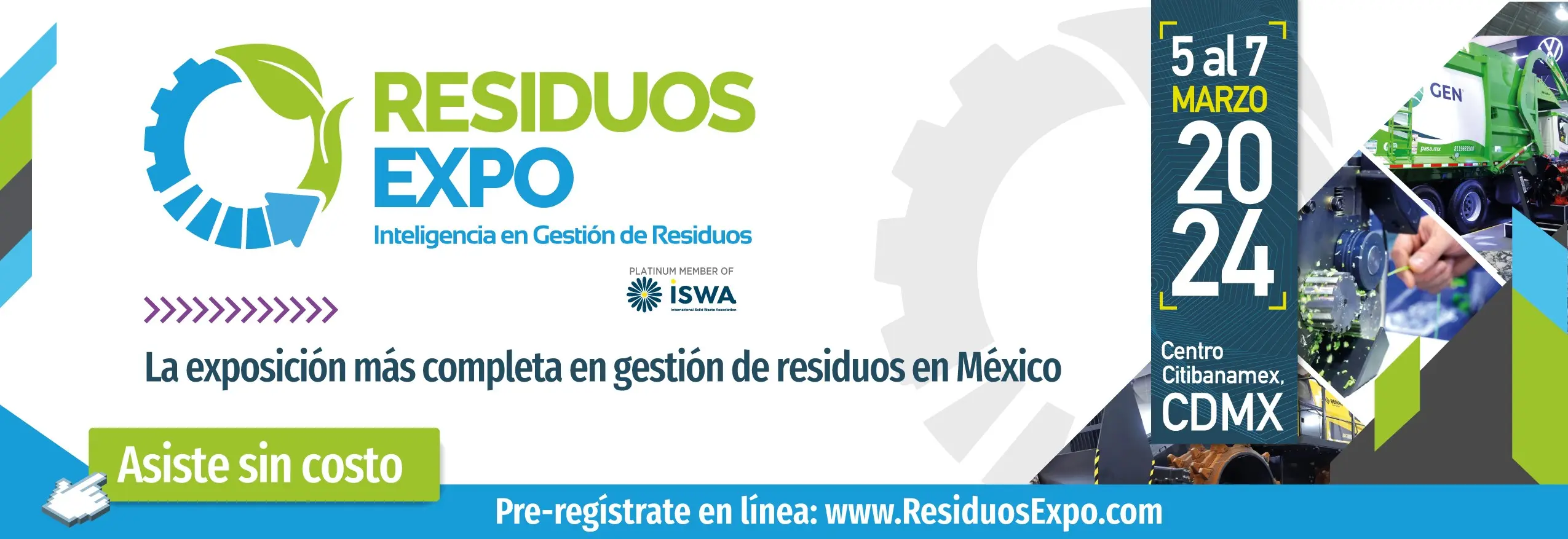 RESIDUOS EXPO La exposición 100% especializada en la gestión de residuos en México